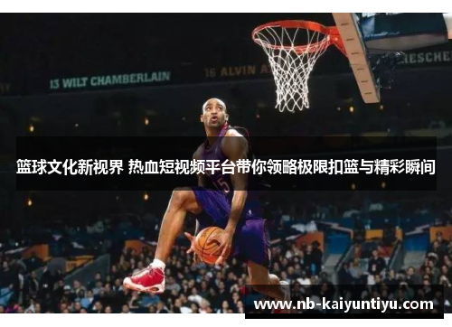 篮球文化新视界 热血短视频平台带你领略极限扣篮与精彩瞬间